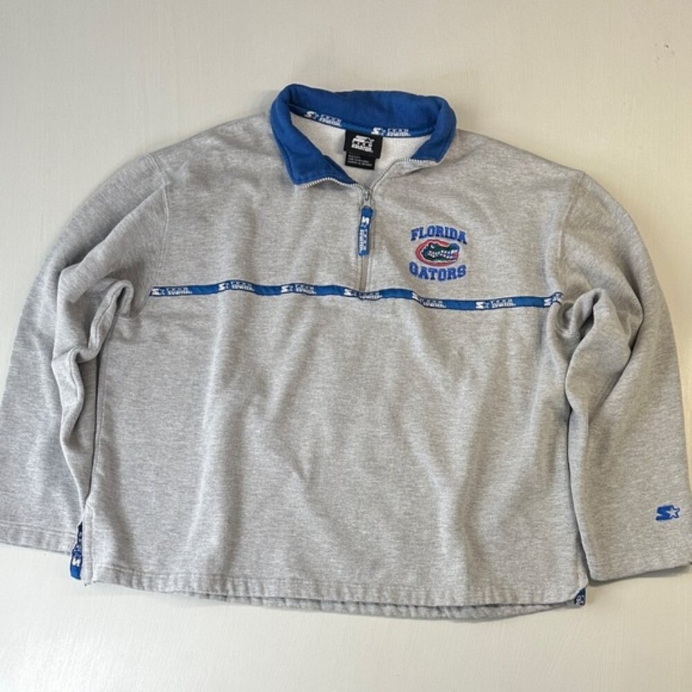 Starter University of Florida UF Gators Quarter Zip Sweater